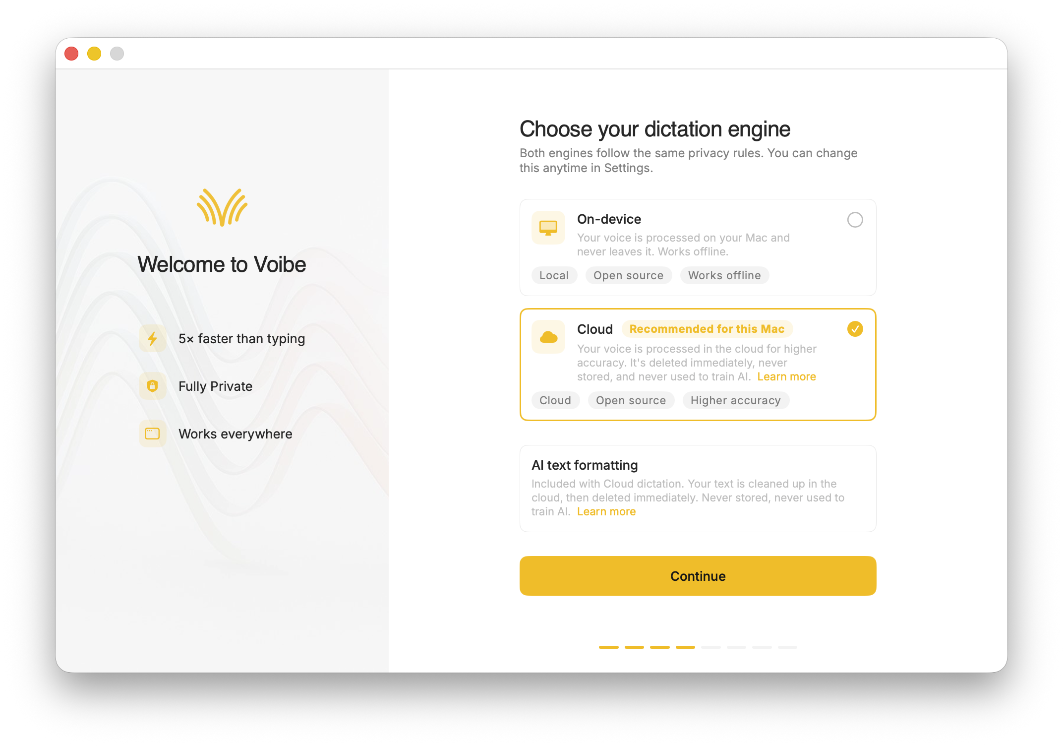 Choose Your Dictation Engine